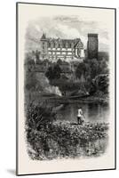 The Chateau of Pau, the Pyrenees, France, 19th Century-null-Mounted Giclee Print
