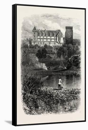 The Chateau of Pau, the Pyrenees, France, 19th Century-null-Framed Stretched Canvas