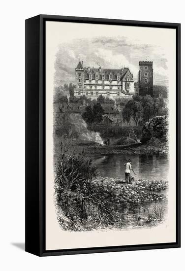 The Chateau of Pau, the Pyrenees, France, 19th Century-null-Framed Stretched Canvas