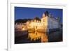 The chateau of Villandry at night, Indre-et-Loire, Loire Valley, UNESCO World Heritage Site, Centre-Julian Elliott-Framed Photographic Print