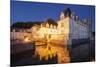 The chateau of Villandry at night, Indre-et-Loire, Loire Valley, UNESCO World Heritage Site, Centre-Julian Elliott-Mounted Photographic Print