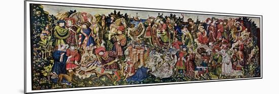 The Chatsworth Hunting Tapestries, First of the Series, 1930-WG Thomas-Mounted Giclee Print