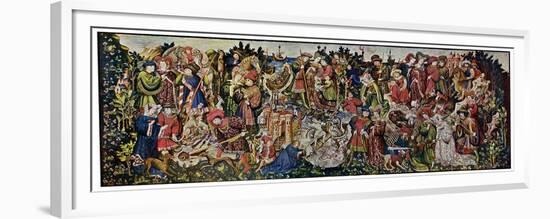 The Chatsworth Hunting Tapestries, First of the Series, 1930-WG Thomas-Framed Premium Giclee Print