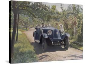 The Chauffeur of a Renault 40CV Torpedo Sport-null-Stretched Canvas