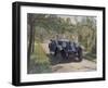 The Chauffeur of a Renault 40CV Torpedo Sport-null-Framed Photographic Print