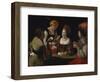 The Cheat with the Ace of Diamonds, about 1635-40-Georges de La Tour-Framed Giclee Print