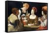 The Cheat with the Ace of Diamonds, C. 1635-Georges de La Tour-Framed Stretched Canvas