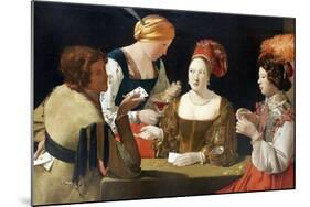 The Cheat with the Ace of Diamonds, C. 1635-Georges de La Tour-Mounted Giclee Print