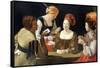 The Cheat with the Ace of Diamonds, C. 1635-Georges de La Tour-Framed Stretched Canvas