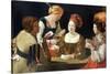 The Cheat with the Ace of Diamonds, C. 1635-Georges de La Tour-Stretched Canvas