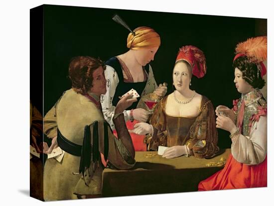 The Cheat with the Ace of Diamonds, circa 1635-40-Georges de La Tour-Stretched Canvas