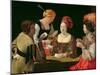 The Cheat with the Ace of Diamonds, circa 1635-40-Georges de La Tour-Mounted Giclee Print