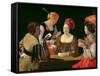 The Cheat with the Ace of Diamonds, circa 1635-40-Georges de La Tour-Framed Stretched Canvas