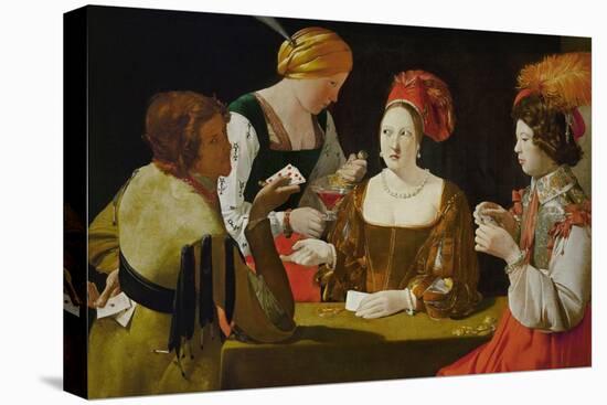 The Cheat-Georges de La Tour-Stretched Canvas