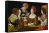 The Cheat-Georges de La Tour-Framed Stretched Canvas