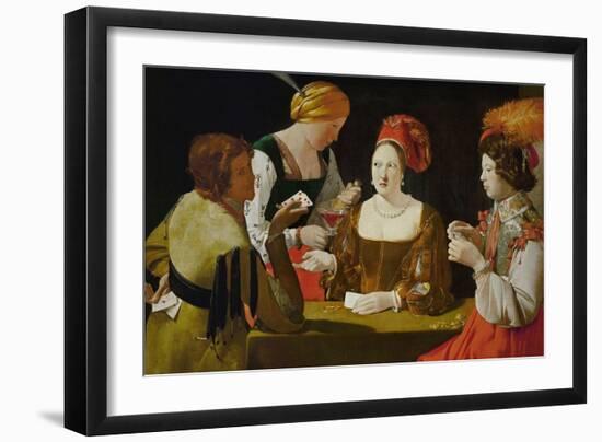The Cheat-Georges de La Tour-Framed Giclee Print