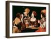 The Cheater Card Game-Georges de La Tour-Framed Art Print