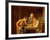 The Checker Players, 1850-George Caleb Bingham-Framed Giclee Print