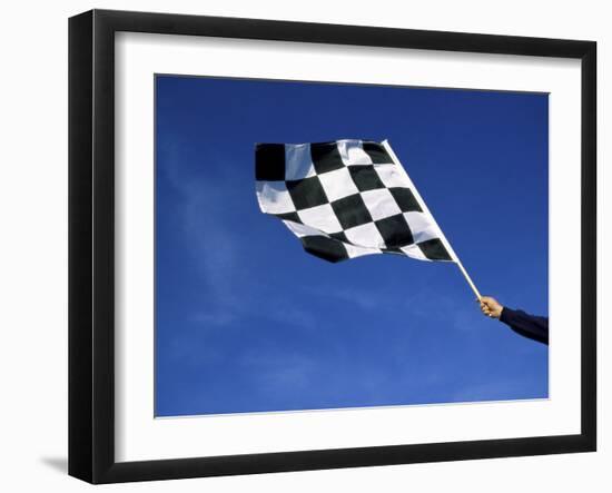 The Checkered Flag-null-Framed Premium Photographic Print