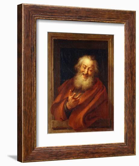 The Cheerful Democritus, 1746-Antoine Coypel-Framed Giclee Print