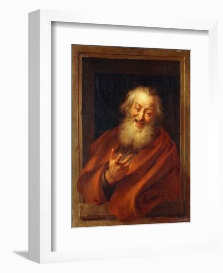 The Cheerful Democritus, 1746-Antoine Coypel-Framed Giclee Print