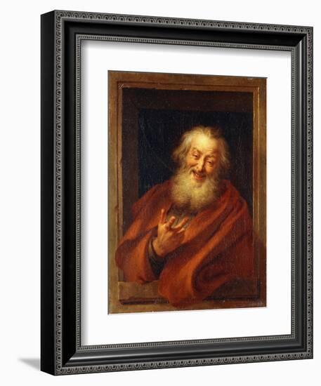 The Cheerful Democritus, 1746-Antoine Coypel-Framed Giclee Print