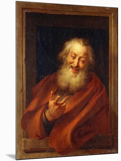 The Cheerful Democritus, 1746-Antoine Coypel-Mounted Giclee Print