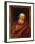 The Cheerful Democritus-Charles Antoine Coypel-Framed Giclee Print