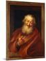 The Cheerful Democritus-Charles Antoine Coypel-Mounted Giclee Print