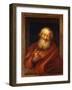 The Cheerful Democritus-Charles Antoine Coypel-Framed Giclee Print