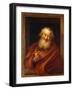 The Cheerful Democritus-Charles Antoine Coypel-Framed Giclee Print