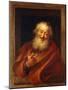 The Cheerful Democritus-Charles Antoine Coypel-Mounted Giclee Print