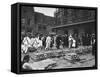 The Cheese Market on Friday, Alkmaar, Netherlands, C1934-null-Framed Stretched Canvas