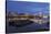 The Chelsea Bridge in London During Blue Hour, London, England-David Bank-Stretched Canvas