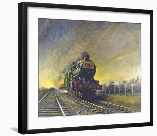 The Cheltenham Flyer-Terence Cuneo-Framed Premium Giclee Print