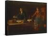 The Chemist's Laboratory, Painting, Italy, 18th Century-null-Framed Stretched Canvas