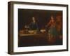 The Chemist's Laboratory, Painting, Italy, 18th Century-null-Framed Giclee Print