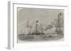 The Cherbourg Fetes, Arrival of Her Majesty at Cherbourg-Edwin Weedon-Framed Giclee Print
