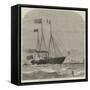 The Cherbourg Fetes, the Royal Yacht Passing the Needles-Richard Principal Leitch-Framed Stretched Canvas