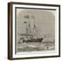 The Cherbourg Fetes, the Royal Yacht Passing the Needles-Richard Principal Leitch-Framed Giclee Print