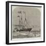 The Cherbourg Fetes, the Royal Yacht Passing the Needles-Richard Principal Leitch-Framed Giclee Print