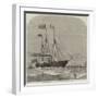 The Cherbourg Fetes, the Royal Yacht Passing the Needles-Richard Principal Leitch-Framed Giclee Print