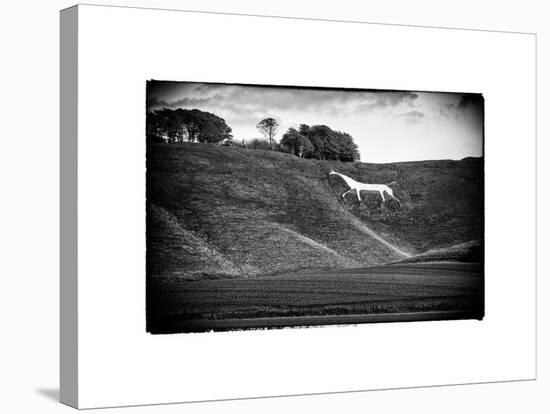 The Cherhill White House is a hill Figure on Cherhill - Wiltshire - UK - England - United Kingdom-Philippe Hugonnard-Stretched Canvas