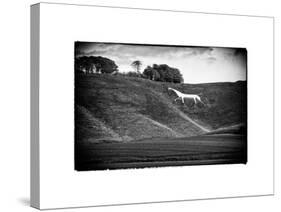 The Cherhill White House is a hill Figure on Cherhill - Wiltshire - UK - England - United Kingdom-Philippe Hugonnard-Stretched Canvas