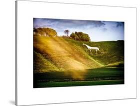 The Cherhill White House is a hill Figure on Cherhill - Wiltshire - UK - England - United Kingdom-Philippe Hugonnard-Stretched Canvas