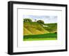 The Cherhill White House is a hill Figure on Cherhill - Wiltshire - UK - England - United Kingdom-Philippe Hugonnard-Framed Art Print