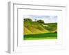 The Cherhill White House is a hill Figure on Cherhill - Wiltshire - UK - England - United Kingdom-Philippe Hugonnard-Framed Art Print