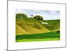 The Cherhill White House is a hill Figure on Cherhill - Wiltshire - UK - England - United Kingdom-Philippe Hugonnard-Mounted Art Print