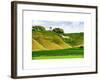 The Cherhill White House is a hill Figure on Cherhill - Wiltshire - UK - England - United Kingdom-Philippe Hugonnard-Framed Art Print