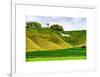 The Cherhill White House is a hill Figure on Cherhill - Wiltshire - UK - England - United Kingdom-Philippe Hugonnard-Framed Art Print